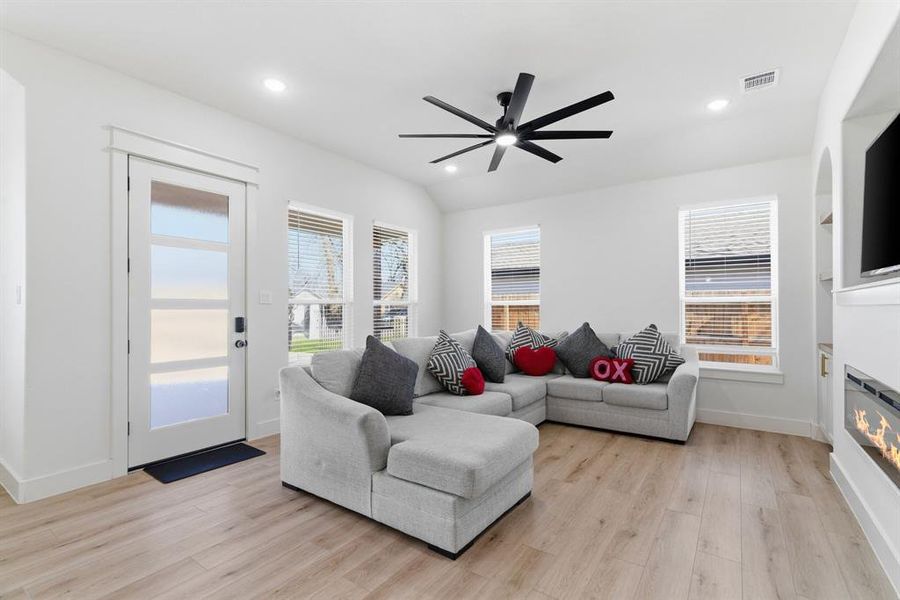 Furnished interior view inside a new home in , Fort Worth (Image 11).