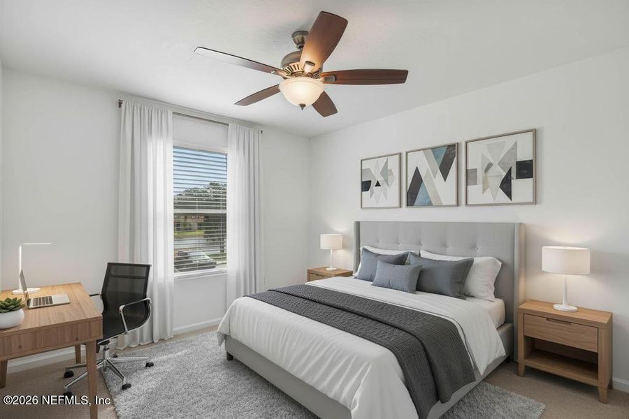 Furnished interior view inside a new home in , St. Augustine (Image 15).