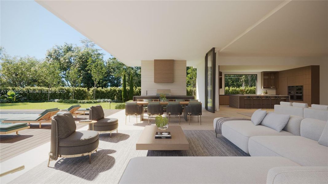 Exterior details and patio area of a home in , Pinecrest (Image 14).