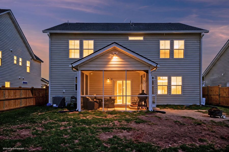 Exterior details and patio area of a home in Heron's Walk at Summers Corner, Summerville (Image 32).