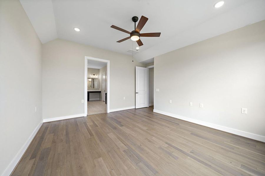 Representative unfurnished interior of a home built from the Sweet Clover by Caldwell Homes in The Highlands, Porter (Image 17). Representative unfurnished interior of a home built from the Sweet Clover by Caldwell Homes in The Highlands, Porter (Image 17).