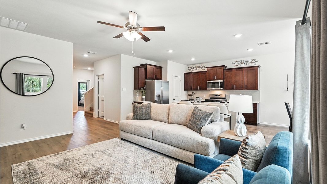 Representative furnished interior of a home built from the Naples by D.R. Horton in The Reserve at Timber Creek, Lindale (Image 18). Representative furnished interior of a home built from the Naples by D.R. Horton in The Reserve at Timber Creek, Lindale (Image 18).