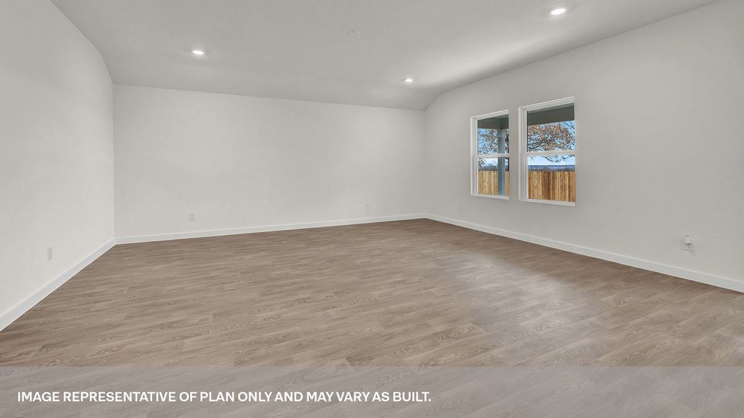 Representative unfurnished interior of a home built from the The Courtland by D.R. Horton in Sonoma Oaks, Fredericksburg (Image 18).