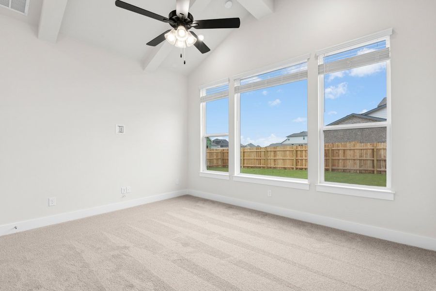 Spacious, unfurnished interior of a new home in Blackhawk, Pflugerville (Image 23).