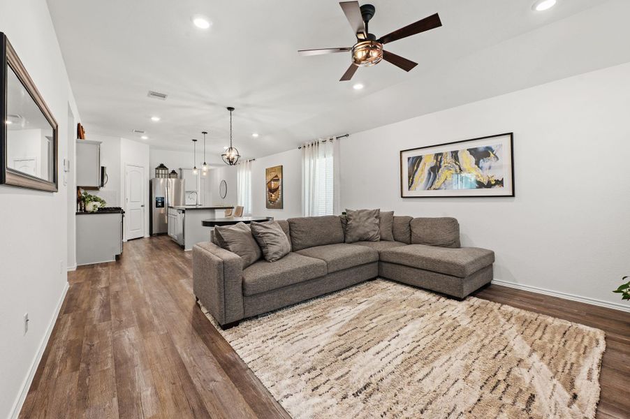 Furnished interior view inside a new home in , Spring (Image 10). Furnished interior view inside a new home in , Spring (Image 10).