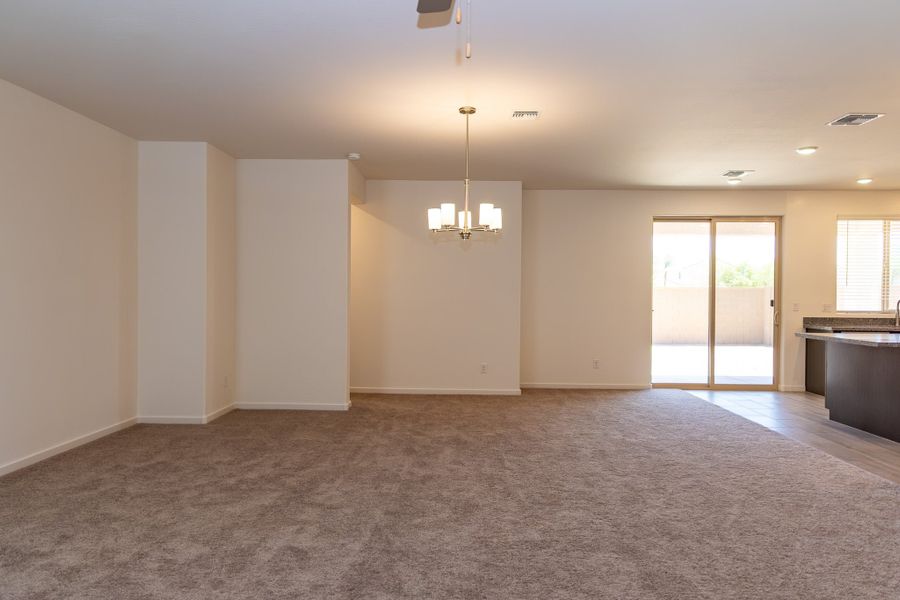 Spacious, unfurnished interior of a new home in Rancho Mirage, Maricopa (Image 18). Spacious, unfurnished interior of a new home in Rancho Mirage, Maricopa (Image 18).
