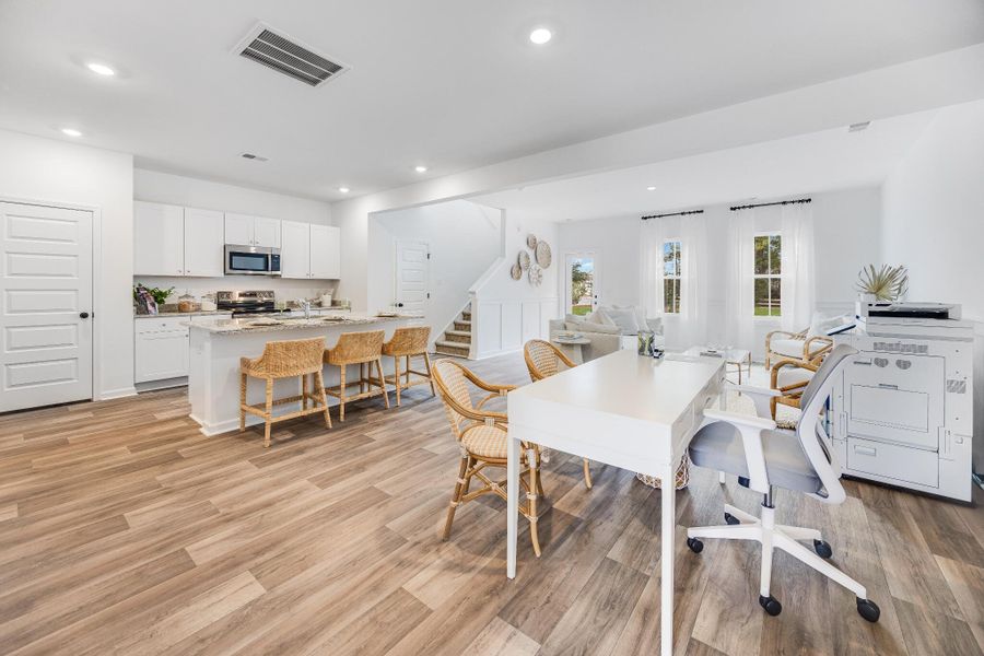 Furnished interior view inside a new home in Dawson Pointe, Summerville (Image 4).