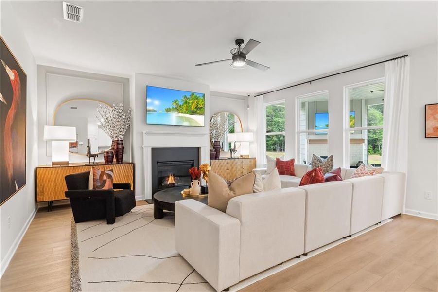 Furnished interior view inside a new home in Hamilton Lakes, Lawrenceville (Image 35).