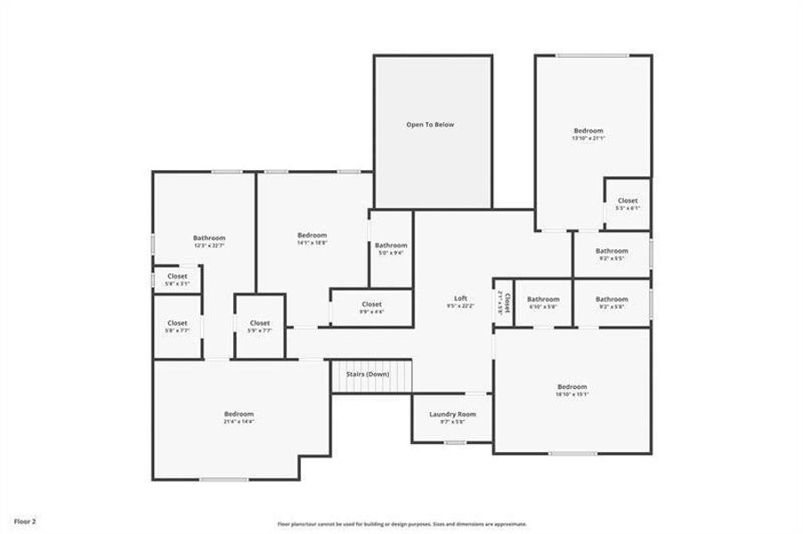 2D floor plan layout of this home in , Sandy Springs, GA (Image 5).
