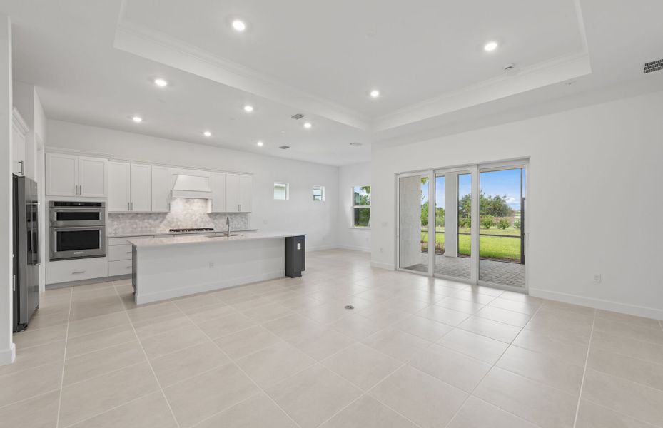 Spacious, unfurnished interior of a new home in TerraWalk at Babcock Ranch, Alva (Image 12). Spacious, unfurnished interior of a new home in TerraWalk at Babcock Ranch, Alva (Image 12).