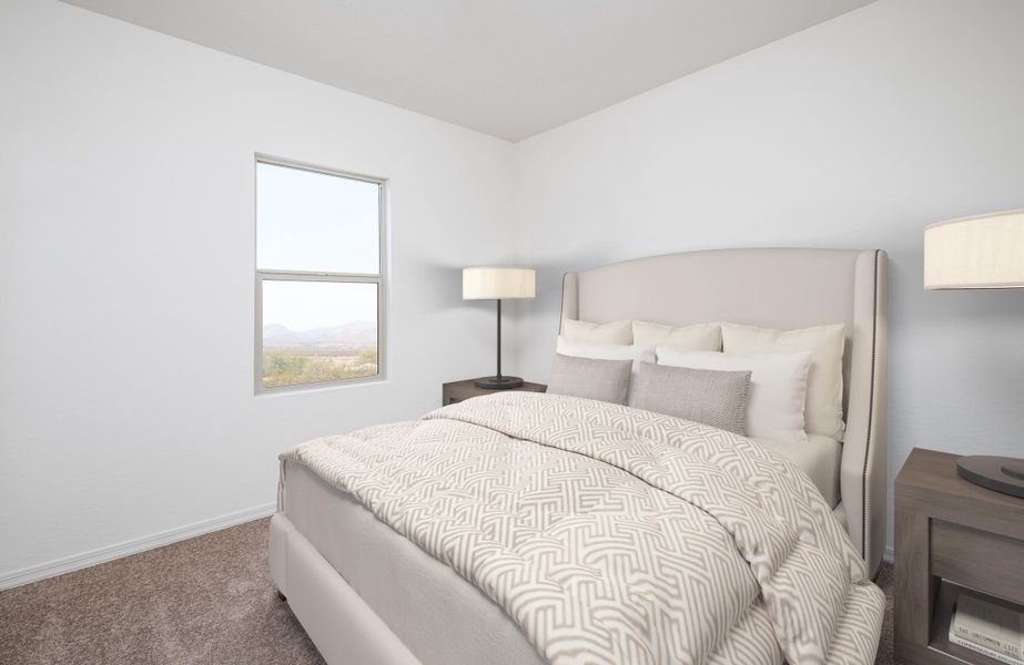 Furnished interior view inside a new home in Crossing at Givhans, Ridgeville (Image 7).