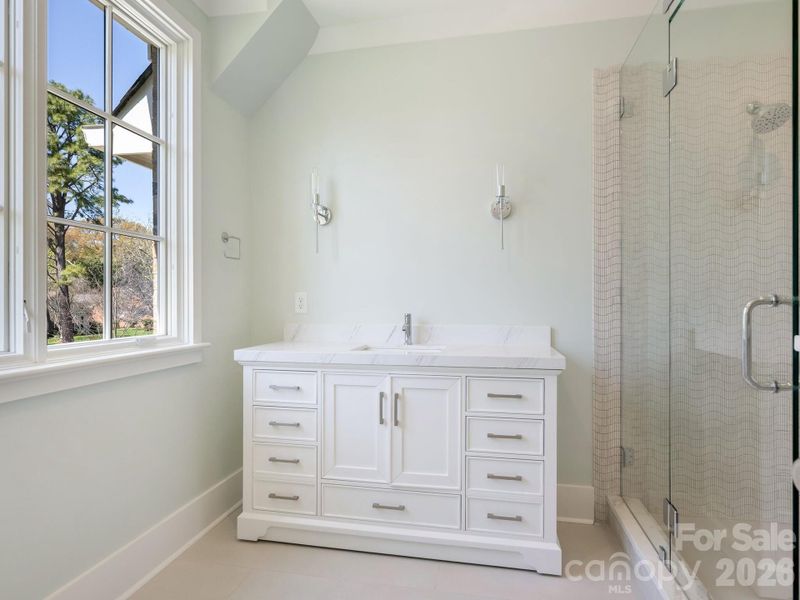 Furnished interior view inside a new home in , Charlotte (Image 36).