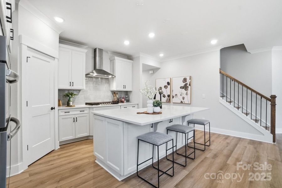Furnished interior view inside a new home in Villas at Prestwick, Mooresville (Image 7).