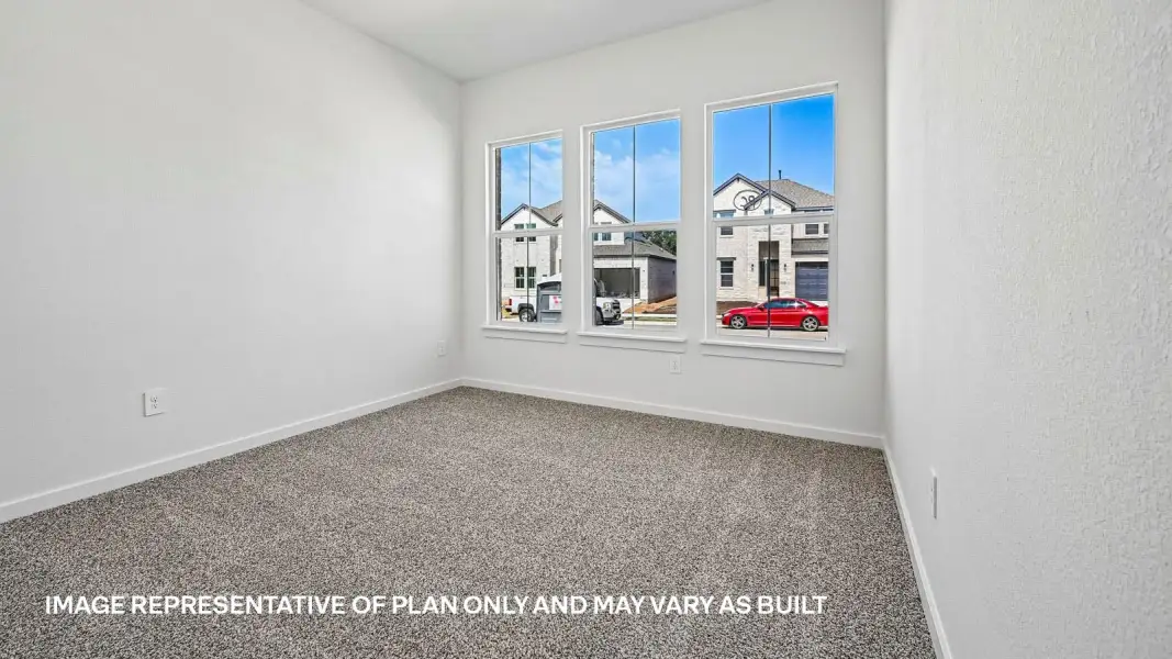Spacious, unfurnished interior of a new home in The Enclave at Bar W Ranch, Leander (Image 25). Spacious, unfurnished interior of a new home in The Enclave at Bar W Ranch, Leander (Image 25).