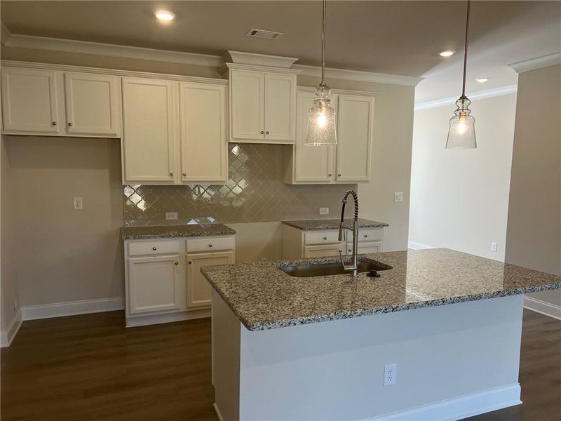 Furnished interior view inside a new home in Crofton Place Enclave, Snellville (Image 8). Furnished interior view inside a new home in Crofton Place Enclave, Snellville (Image 8).