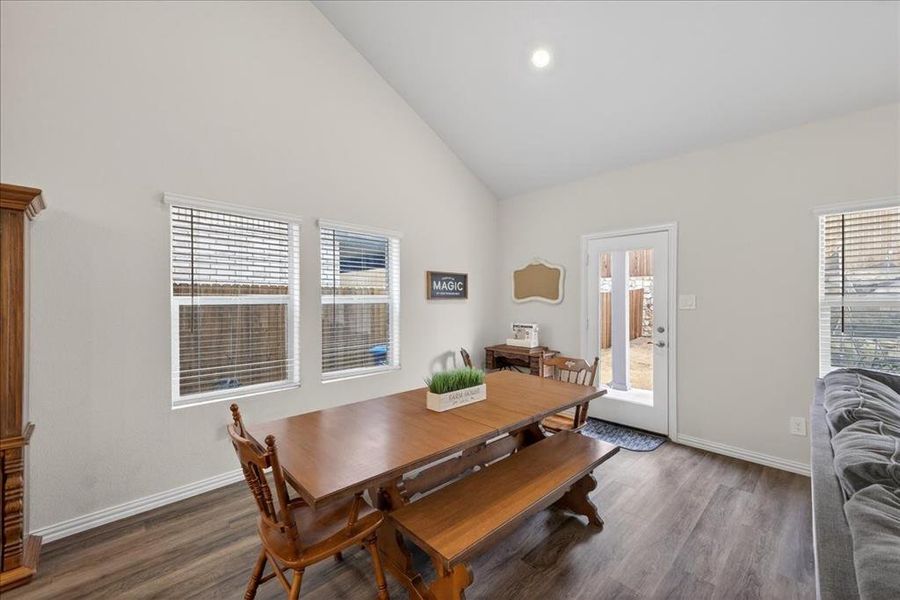 Furnished interior view inside a new home in Tesoro at Chisholm Trail Ranch, Crowley (Image 21).