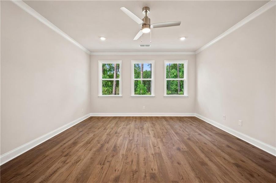 Spacious, unfurnished interior of a new home in Oak Ridge Meadows - Active Adult, Locust Grove (Image 20).