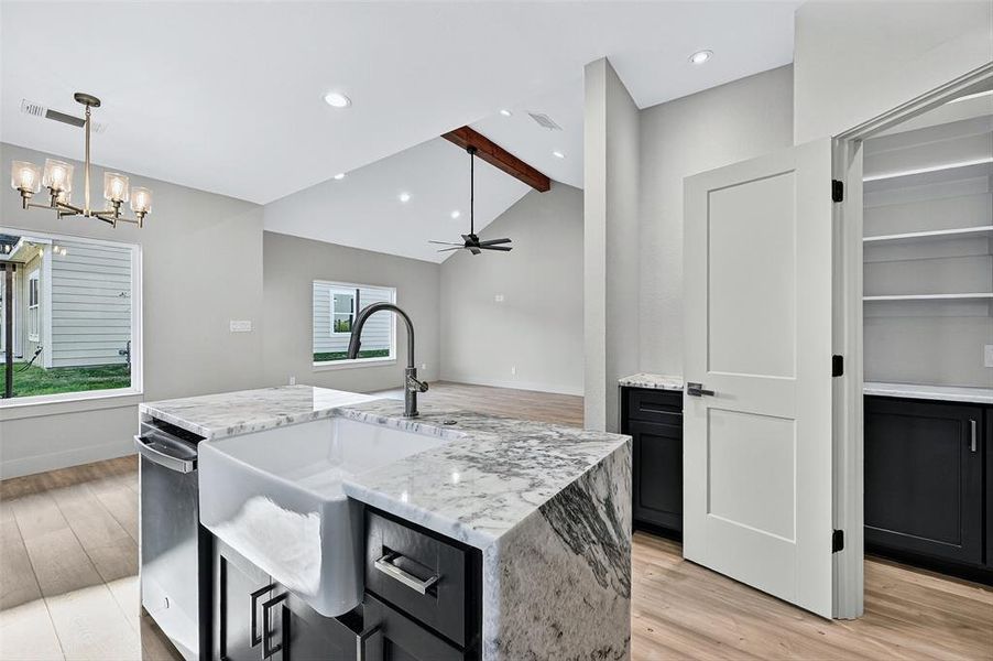 Furnished interior view inside a new home in , Sherman (Image 5).