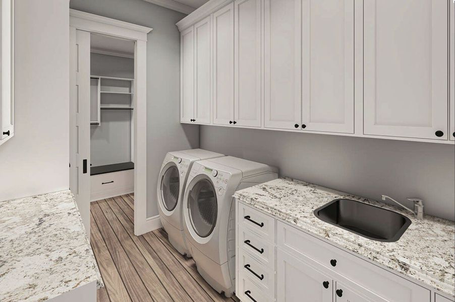 Representative furnished interior of a home built from the Jasper by Zeal Home Builders in Oak Water Ranch, Granbury (Image 16). Representative furnished interior of a home built from the Jasper by Zeal Home Builders in Oak Water Ranch, Granbury (Image 16).