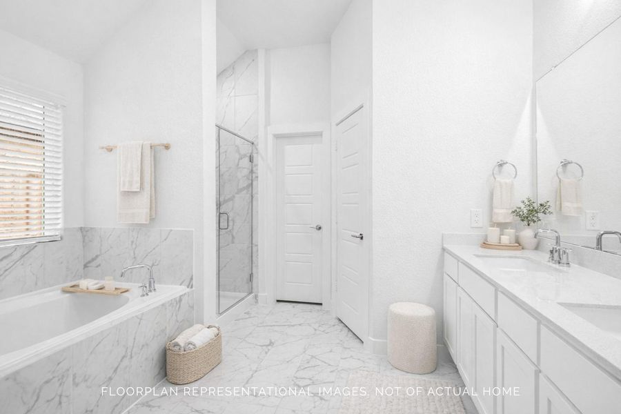 Furnished interior view inside a new home in Hallimore Ranch, Rosenberg (Image 7).