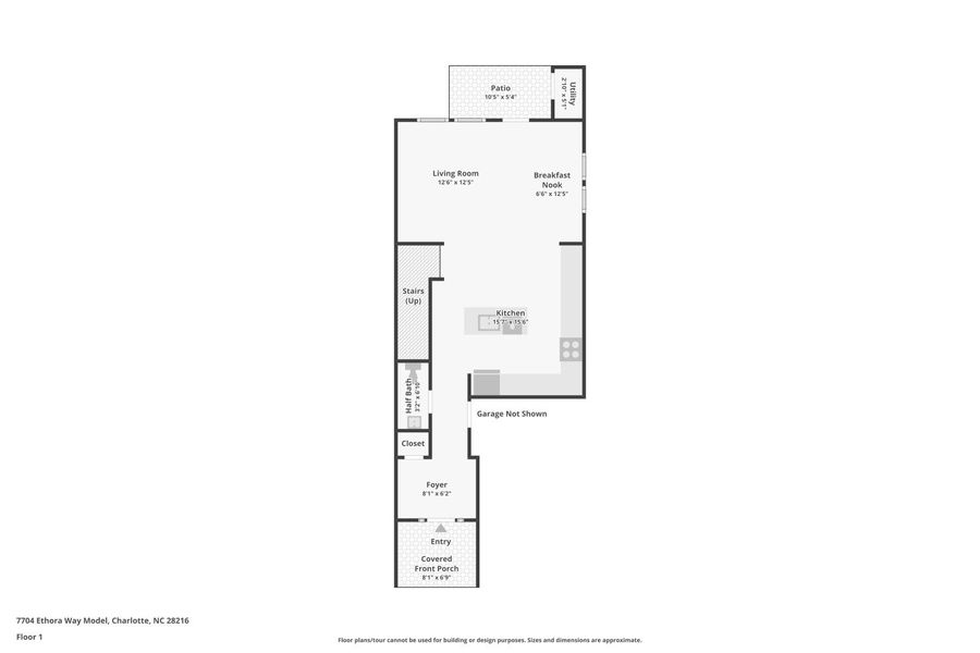 2D floor plan layout of this home in Bell Glen, Charlotte, NC (Image 6). 2D floor plan layout of this home in Bell Glen, Charlotte, NC (Image 6).