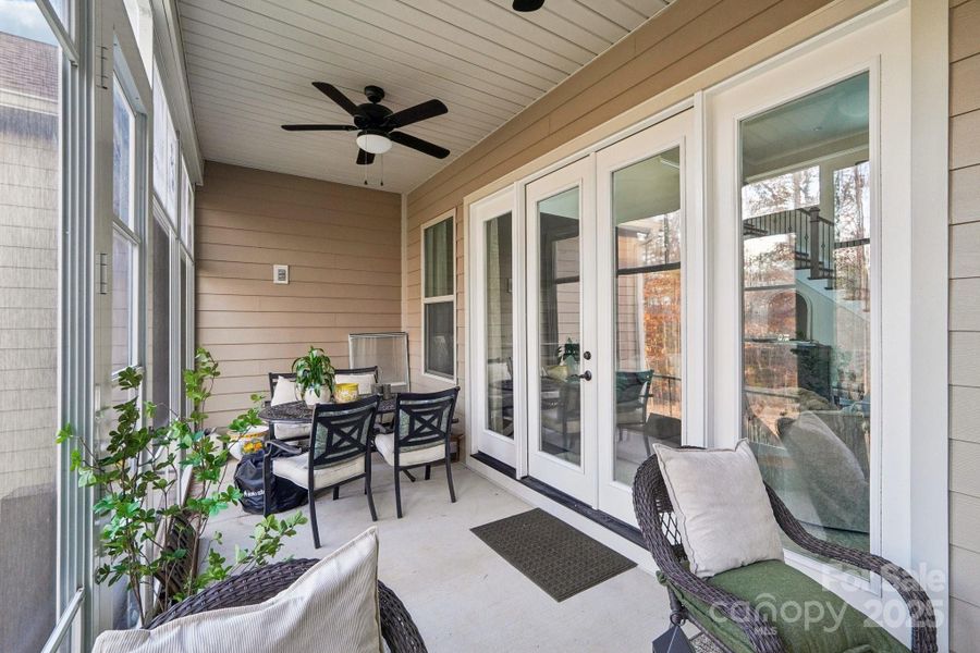 Exterior details and patio area of a home in , Clover (Image 4).