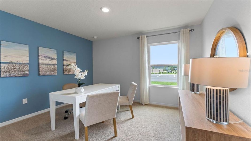 Furnished interior view inside a new home in Fountain View, Ormond Beach (Image 17).