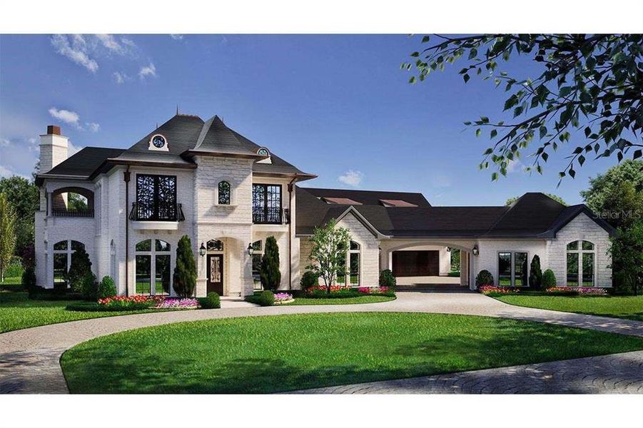 Front exterior of a new home in , Tampa, FL, highlighting curb appeal (Image 1). Front exterior of a new home in , Tampa, FL, highlighting curb appeal (Image 1).