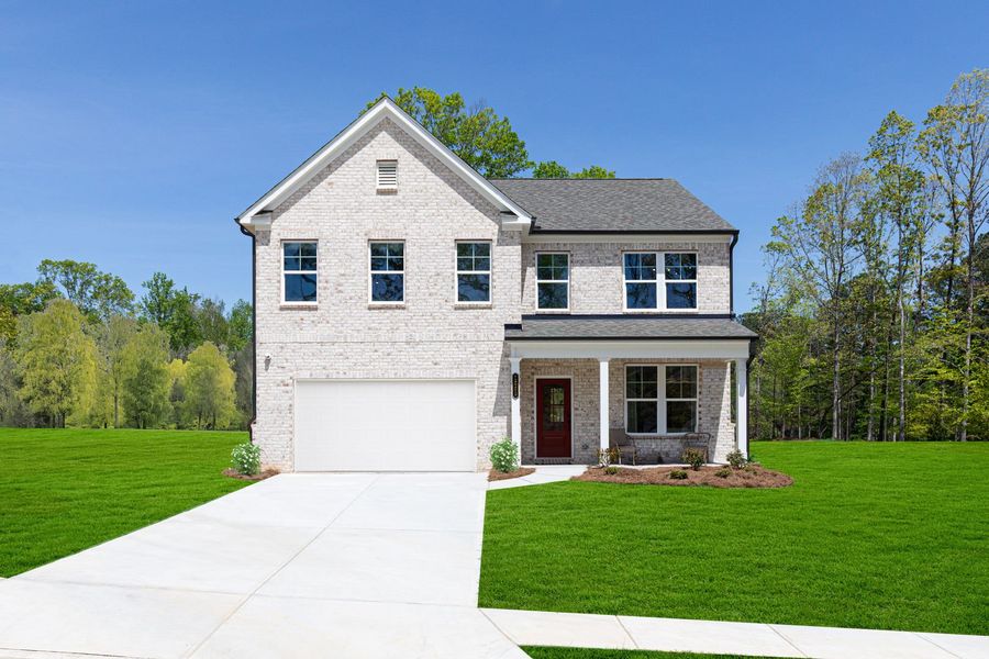 Representative exterior photo of a completed home built from the The Kershaw by Stanley Martin Homes in Riverside Ridge, Lawrenceville, GA (Image 120).