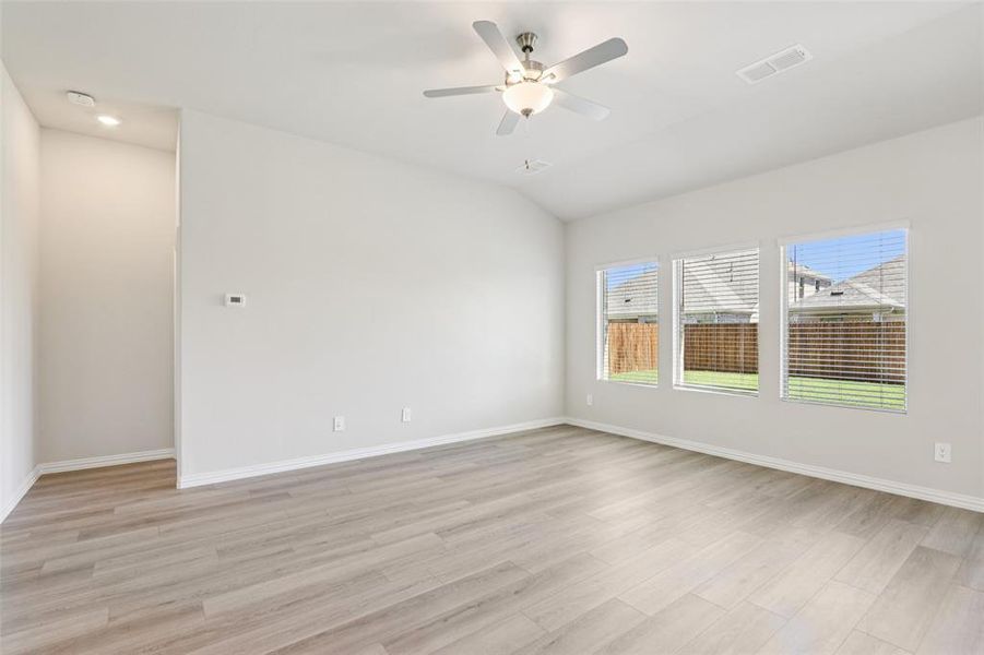 Spacious, unfurnished interior of a new home in Parks at Foster Crossing - Premier Series, Anna (Image 23). Spacious, unfurnished interior of a new home in Parks at Foster Crossing - Premier Series, Anna (Image 23).