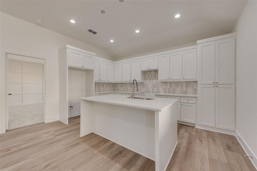 Furnished interior view inside a new home in , Dallas (Image 3).