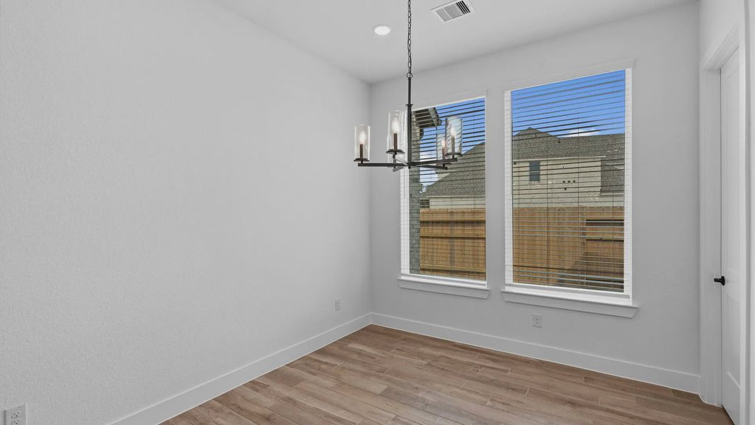 Representative unfurnished interior of a home built from the Brentwood by Chesmar Homes in Briarley, Montgomery (Image 16). Representative unfurnished interior of a home built from the Brentwood by Chesmar Homes in Briarley, Montgomery (Image 16).