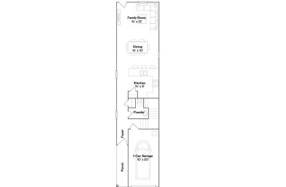 2D floor plan layout of this home in Indian Springs, Crosby, TX (Image 4).