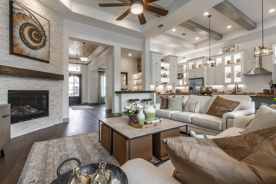 Representative furnished interior of a home built from the Chesapeake by Landon Homes in Lexington Frisco, Frisco (Image 7). Representative furnished interior of a home built from the Chesapeake by Landon Homes in Lexington Frisco, Frisco (Image 7).