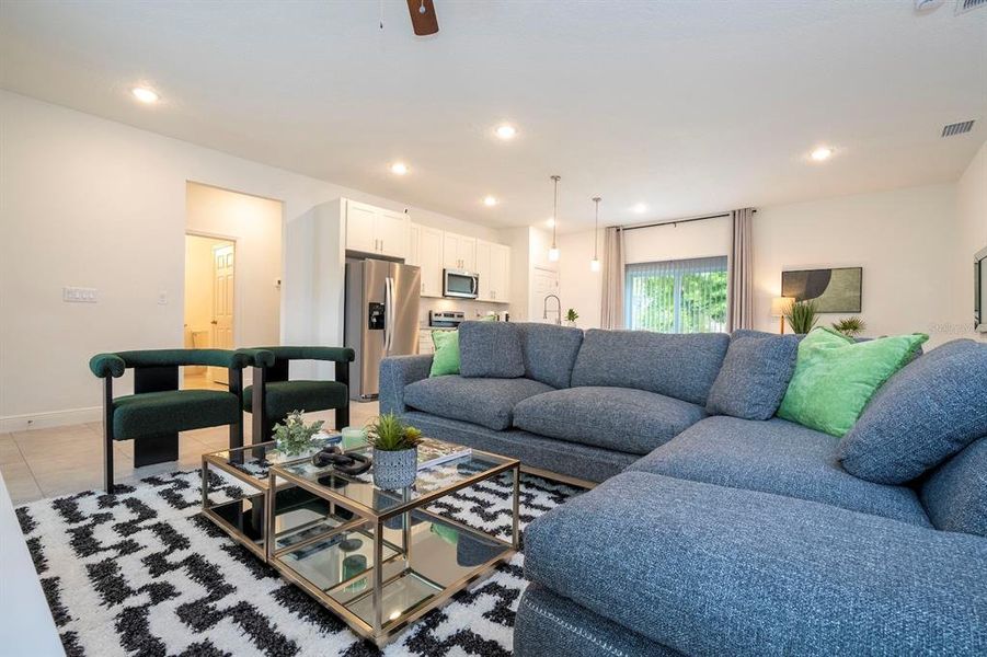 Furnished interior view inside a new home in , Ocala (Image 4).