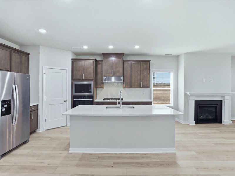 Furnished interior view inside a new home in Marshburn Landing - Bungalow Series, Wendell (Image 3).