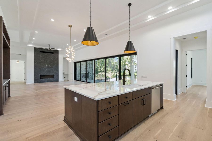 Furnished interior view inside a new home in , Ravenel (Image 39).