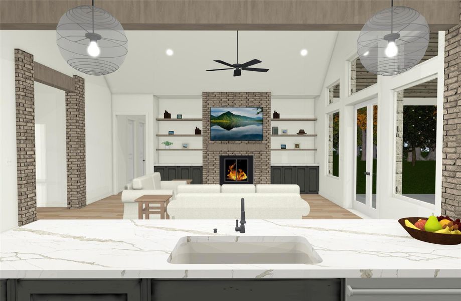 Furnished interior view inside a new home in , Bryan (Image 4). Furnished interior view inside a new home in , Bryan (Image 4).