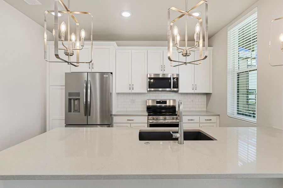 Representative furnished interior of a home built from the The Bierstadt by Landmark Homes in Northfield at Old Town, Fort Collins (Image 4).