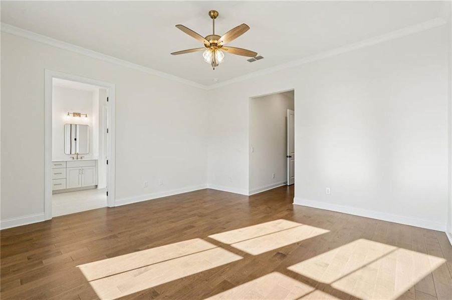 Spacious, unfurnished interior of a new home in Promenade at Sawnee Village, Cumming (Image 26).