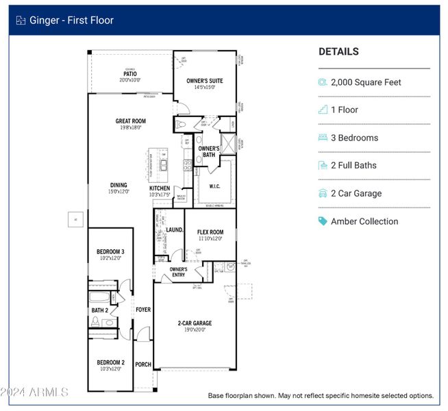 Ginger Floorplan