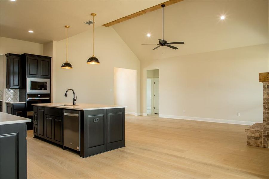 Furnished interior view inside a new home in , Willow Park (Image 9).
