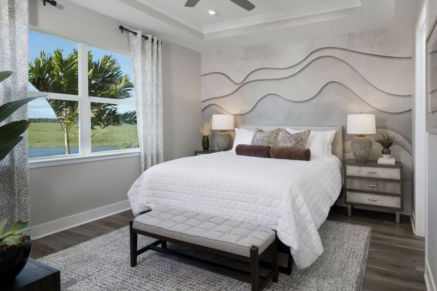 Furnished interior view inside a new home in Summerlit, Naples (Image 8).