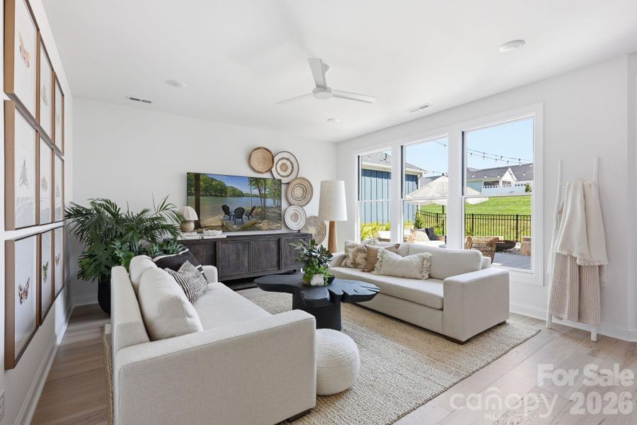 Furnished interior view inside a new home in , Mooresville (Image 6).