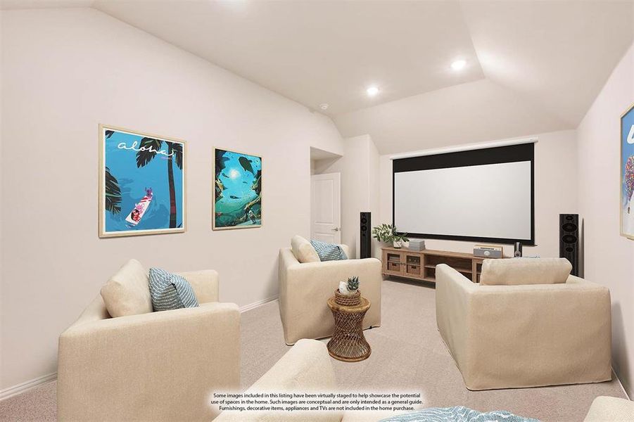 Furnished interior view inside a new home in Sunset Ridge, Alvarado (Image 17).