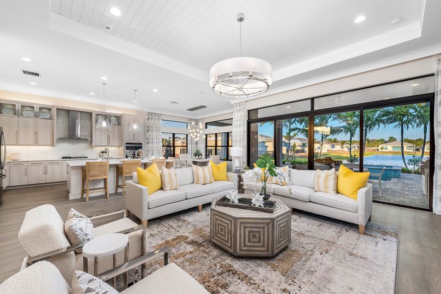 Representative furnished interior of a home built from the Savannah by GL Homes in Valencia Del Mar, Boynton Beach (Image 17). Representative furnished interior of a home built from the Savannah by GL Homes in Valencia Del Mar, Boynton Beach (Image 17).