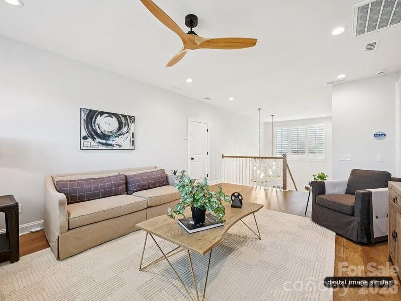 Furnished interior view inside a new home in , Charlotte (Image 33). Furnished interior view inside a new home in , Charlotte (Image 33).