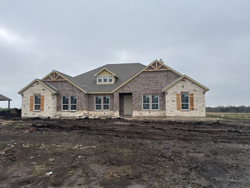 In-progress construction of a new home in Fannin Ranch, Leonard, TX (Image 3).