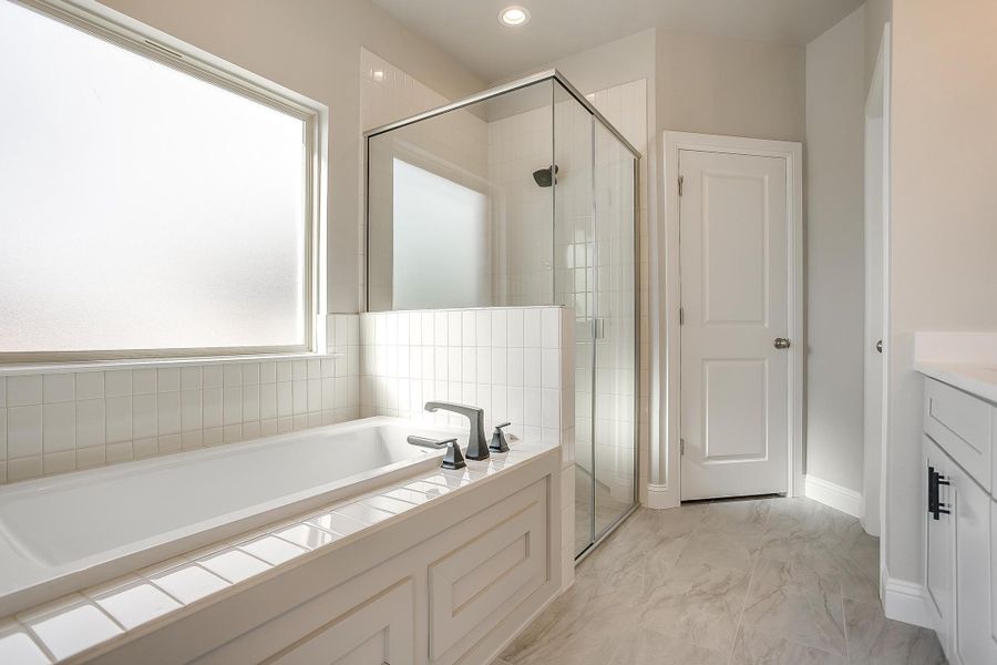 Representative exterior photo of a completed home built from the The San Gabriel by Trinity Classic Homes in Covenant Springs, Springtown, TX (Image 24).