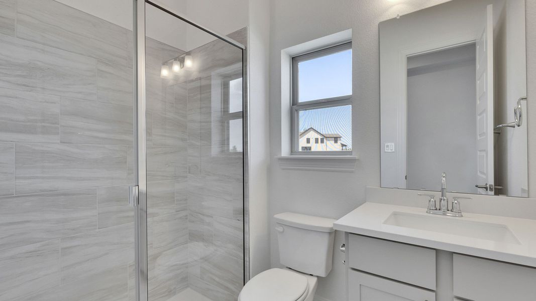 Furnished interior view inside a new home in Preserve at Lakeside Meadows, Pflugerville (Image 22).